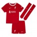 Liverpool Szoboszlai Dominik #8 Hemmakläder Barn 2023-24 Kortärmad (+ Korta byxor)